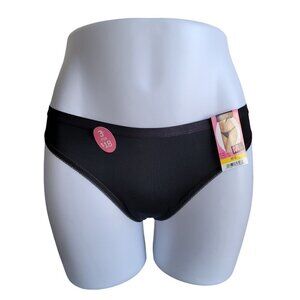 Maidenform Micro Signature Collection Thong 40137 Black Med/6 No Lines NWT